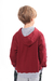 Blusa de Moletom Juvenil Canguru Aberto - Bordo - 650 na internet