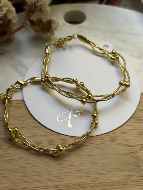 pulsera África gold