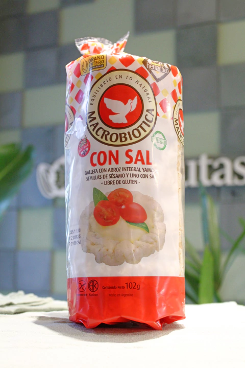 GALLETAS ARROZ MACROBIOTICAS CON SAL - CEREALKO