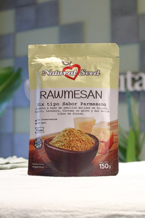 RAWMESAN VEGANO PARMESANO x 150GMS - NATURAL SEED