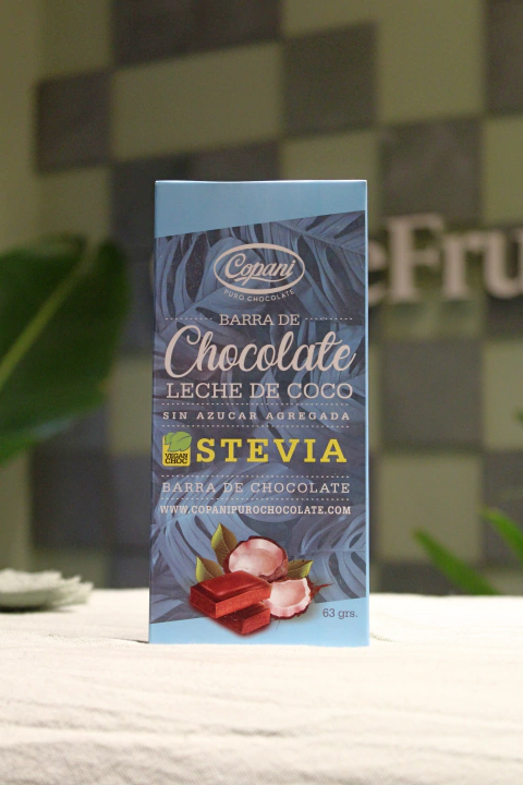 CHOCOLATE COPANI STEVIA CON LECHE DE COCO