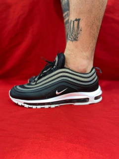 Nike Air Max 97 Importado Preto Branco Refletivo - comprar online