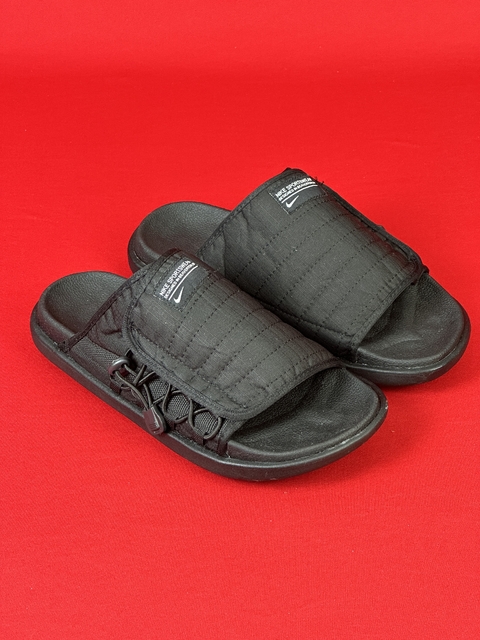 Chinelo asuna 2.0 nike todo preto nacional premium