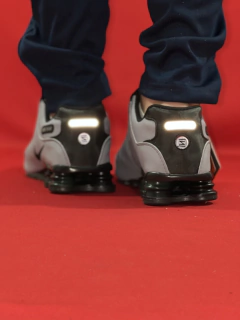 Nike Shox Nz 4 Molas Cinza na internet