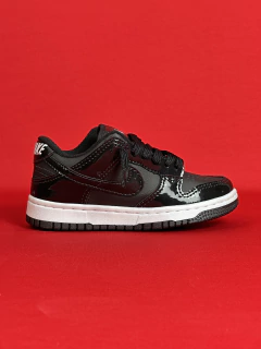Dunk Low Infantil Preto Vinil Sola Branca
