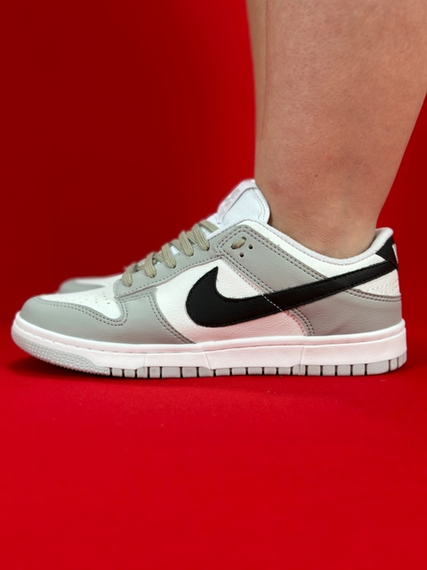 Nike dunk low cinza preto nacional s
