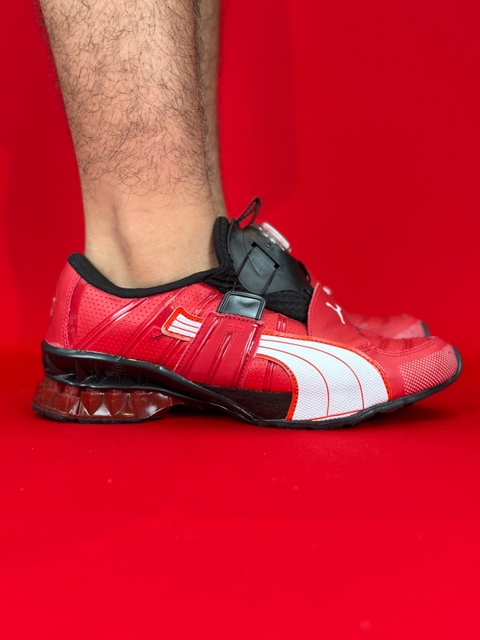 Puma disc vermelho branco nacional premium