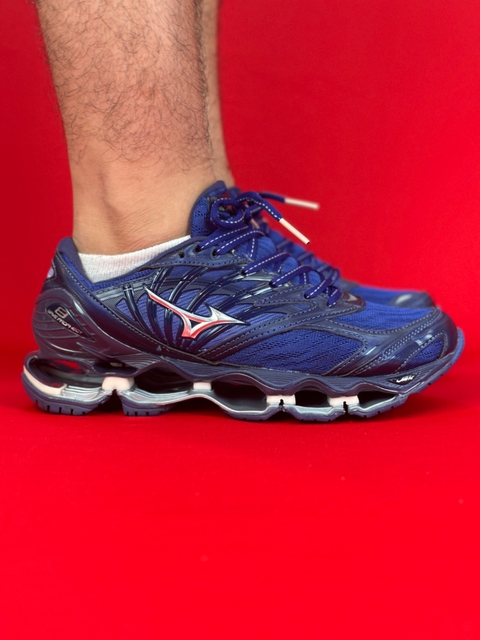 Mizuno prophecy 8 azul escuro rosa importado premium