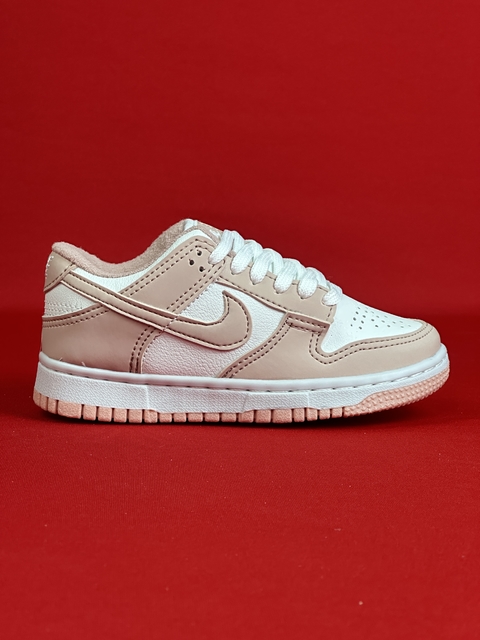 Dunk Low Infantil Rose Com Branco