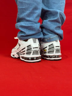 Nike air max tn 3 plus importado branco preto na internet