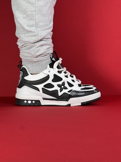 Louis vuitton skate preto branco importado