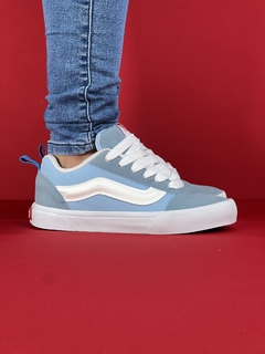 Vans Knu azul branco Nacional S