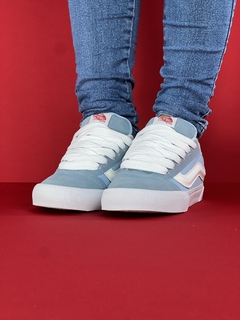 Vans Knu azul branco Nacional S - comprar online