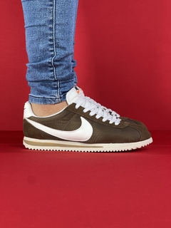 Nike Cortez marrom branco nacional