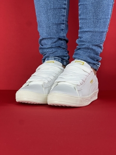 Puma suede branco nacional - comprar online