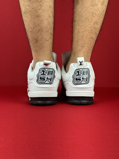 Louis vuitton skate todo branco couro nacional premium na internet