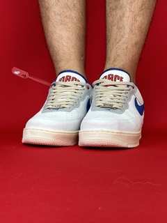 Nike air force 1 branco azul nacional s - comprar online