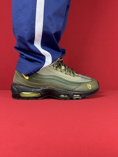 Nike Air Max 95 verde preto nacional premium