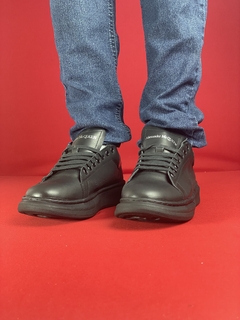 Alexander mcqueen todo preto brilhante nacional premium - WL Drop