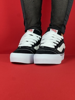 Vans Knu Preto e branco alto Nacional S - comprar online
