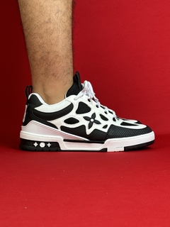 Louis vuitton skate branco com preto bota importado