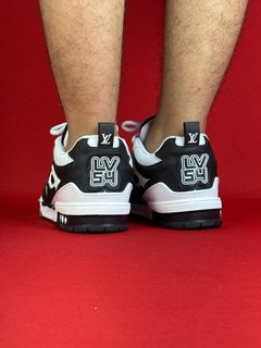 Louis vuitton skate branco com preto bota importado na internet