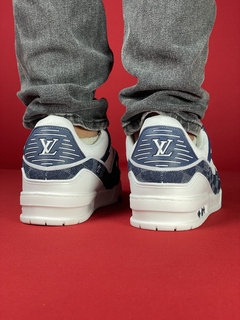 Louis vuitton trainner bota importado azul branco - WL Drop
