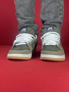 Nike Cinza/Preto Dunk sola amarelo Low Couro na internet