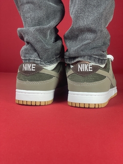 Nike Cinza/Preto Dunk sola amarelo Low Couro - WL Drop