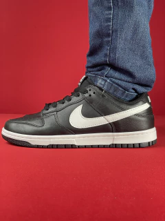 Nike dunk low preto branco nacional s - comprar online