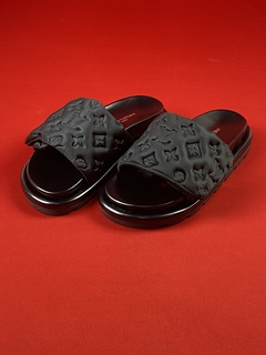 Chinelo slide lv todo preto - comprar online