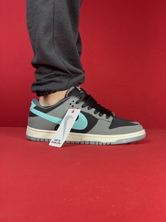 Nike dunk cinza,preto verde agua nacional - comprar online