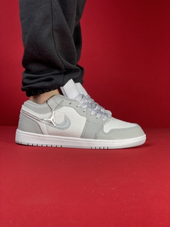 Nike dunk Jordan low 1 branco,cinza - comprar online