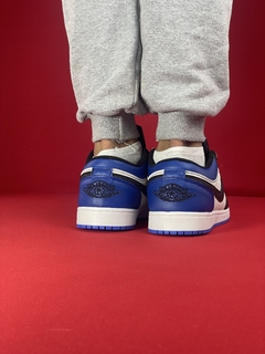 Air Jordan 1 Low preto azul branco Nacional - WL Drop