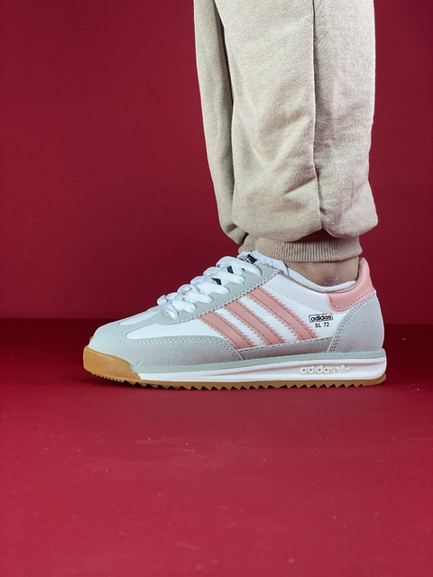 Adidas cinza rosa branco sl 72 - comprar online