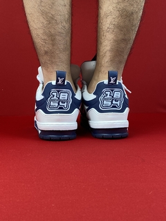 Louis vuitton skate azul e branco importado - comprar online