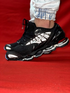 Mizuno Prophecy 9 Preto Prata Azul Refletível Importado na internet