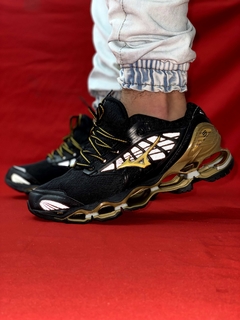 Mizuno Prophecy 9 Preto Dourado Refletível Importado na internet