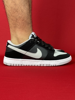 Nike dunk low preto e branco de camurça nacional s