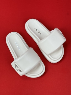Chinelo slide prada branco - comprar online