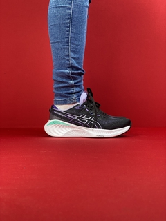 Asics preto roxo