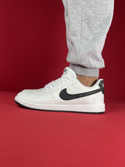 Nike dunk branco logo preto nacional - comprar online