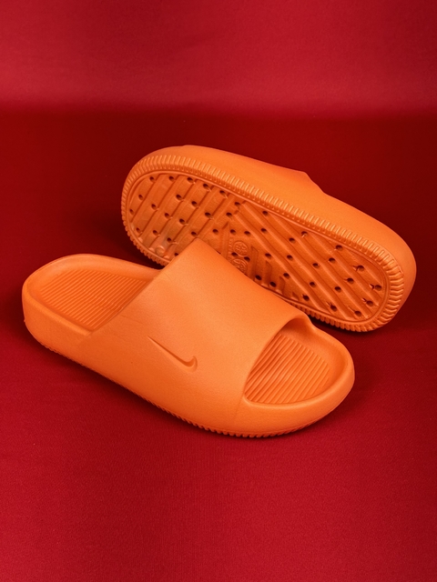 nike chinelo slide laranja nacional premium