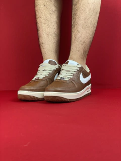 Nike air force 1 marrom branco nacional s - comprar online