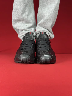 Nike Shox R4 preto e vermelho importado premium - comprar online