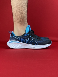Asics preto azul