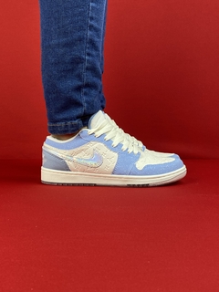 Air Jordan 1 Low Lv rosa branco Nacional S