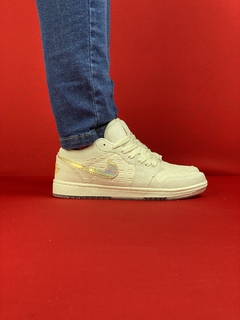 Air Jordan 1 Low Lv bege dourado Nacional S - comprar online