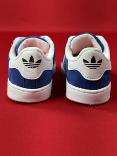 Adidas campus infantil azul branco nacional na internet