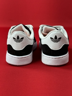 Adidas campus infantil preto branco nacional na internet